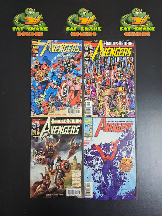 Avengers (1998) #1 to #7 High Grade Bundle