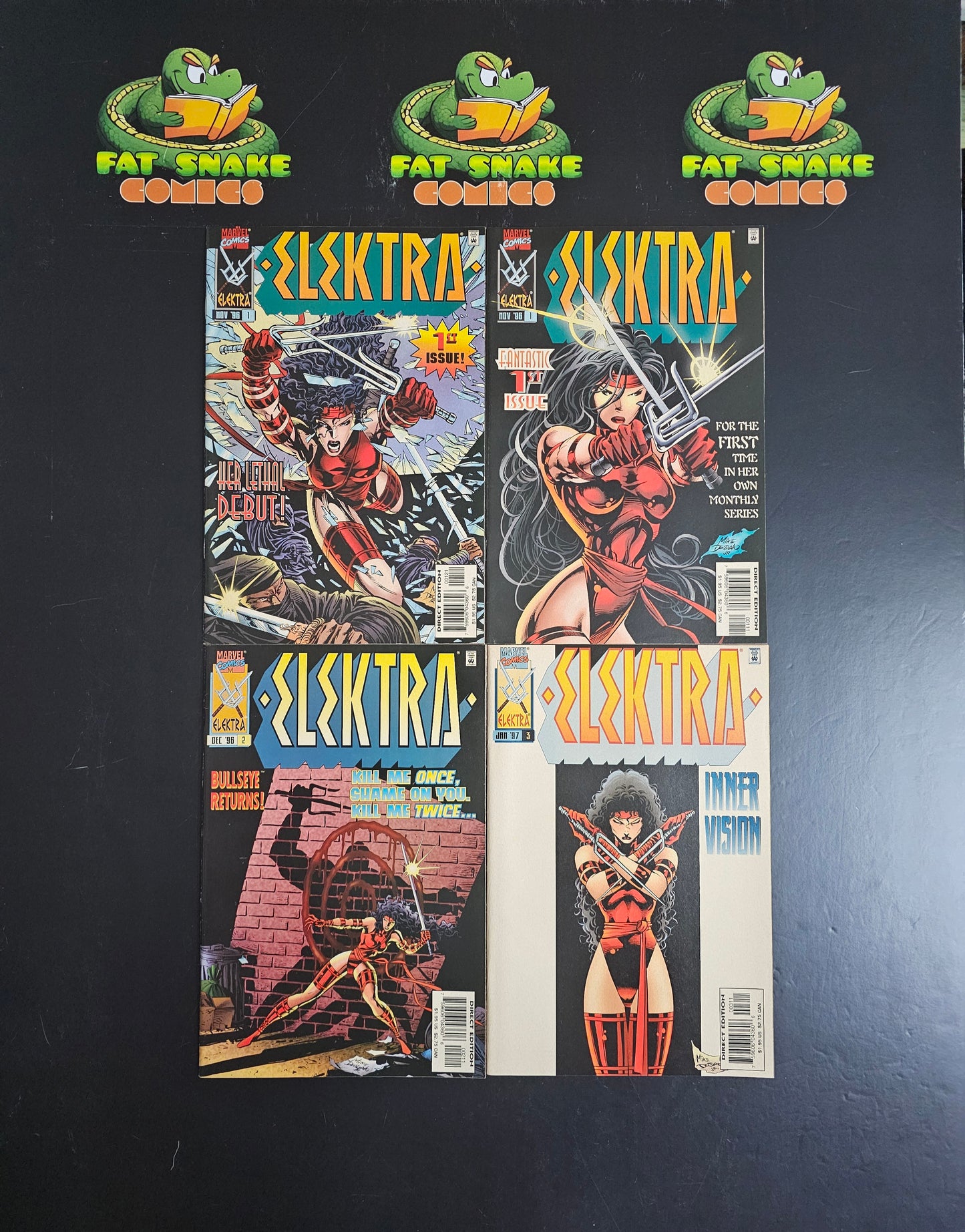 Elektra (1996) #1-#10, #12, #14 & Flashback