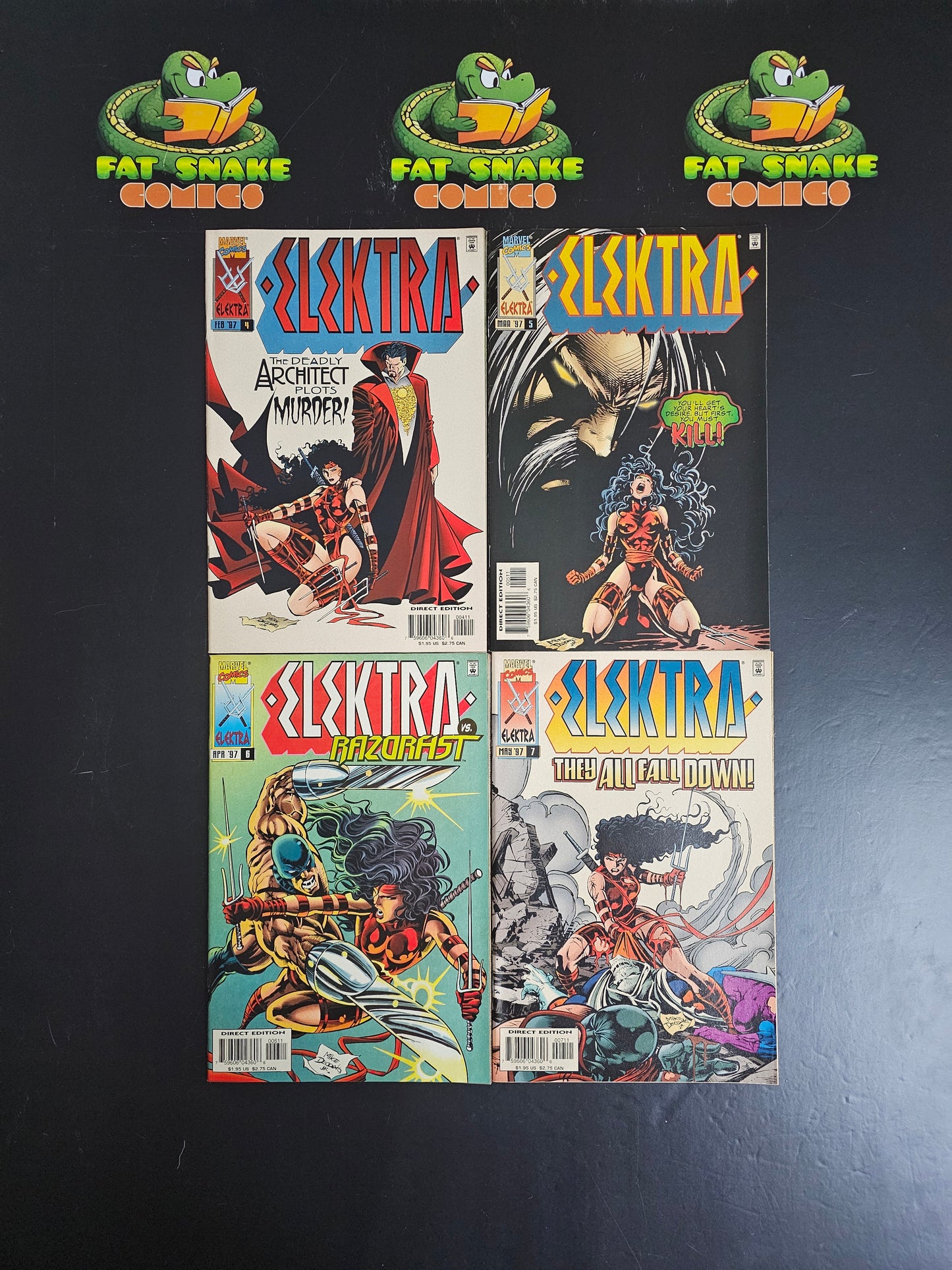 Elektra (1996) #1-#10, #12, #14 & Flashback