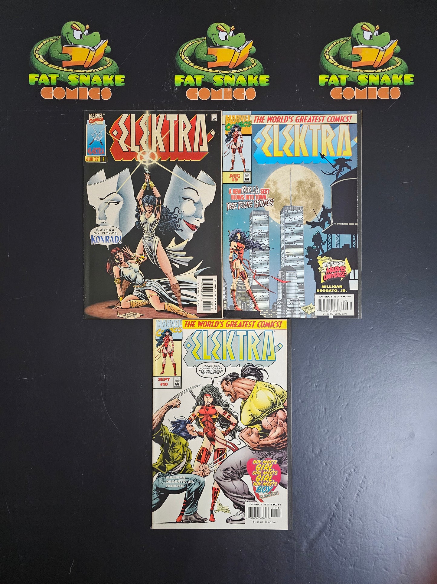 Elektra (1996) #1-#10, #12, #14 & Flashback