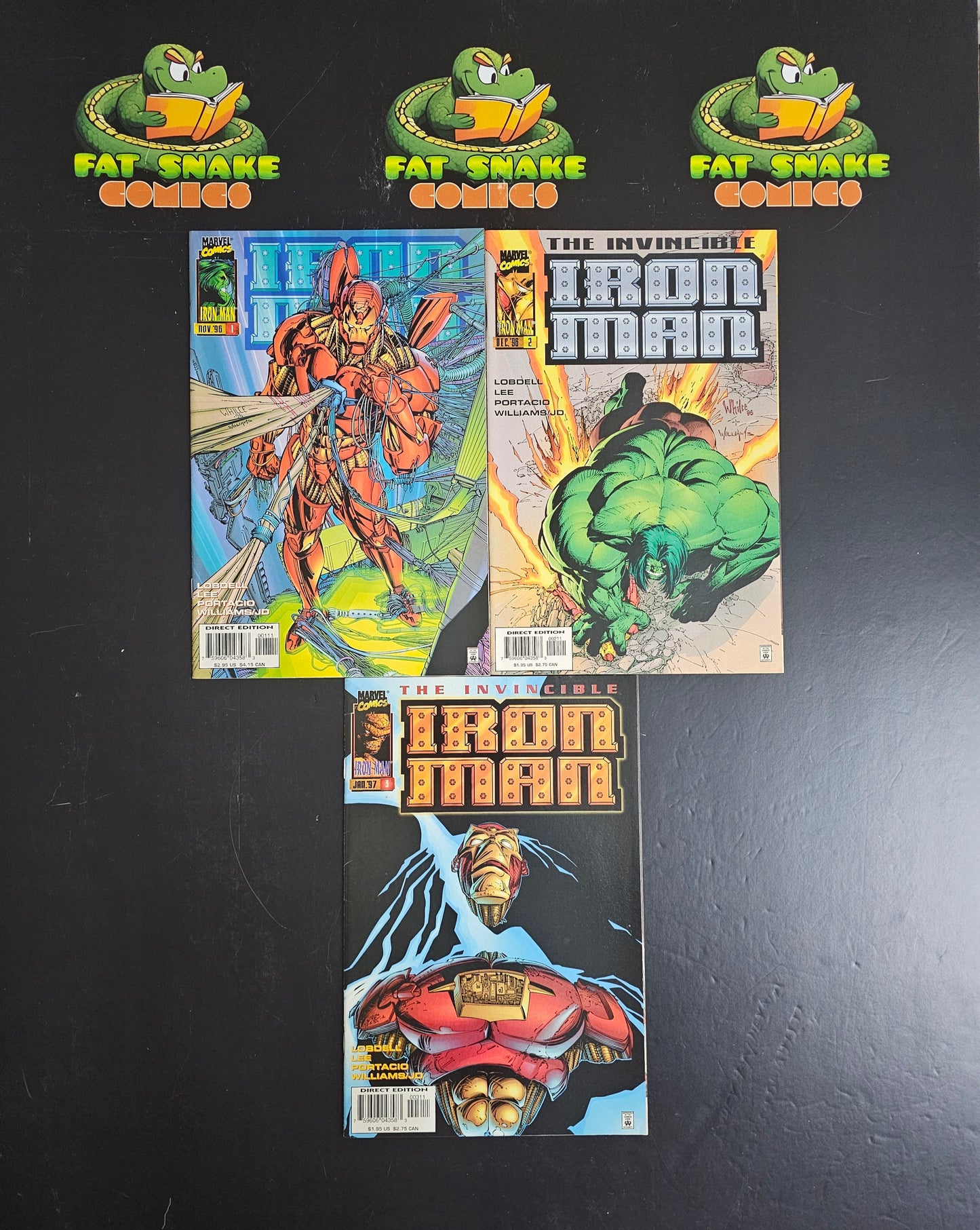 Iron Man (Vol.2) #1 to 13 Complete Volume; 1st "Heroes Reborn" Iron Man & Hulk