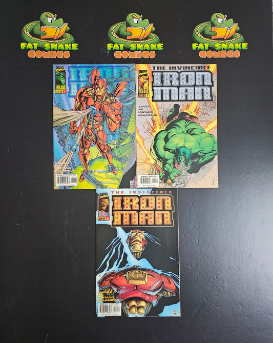 Iron Man (Vol.2) #1 to 13 Complete Volume; 1st "Heroes Reborn" Iron Man & Hulk