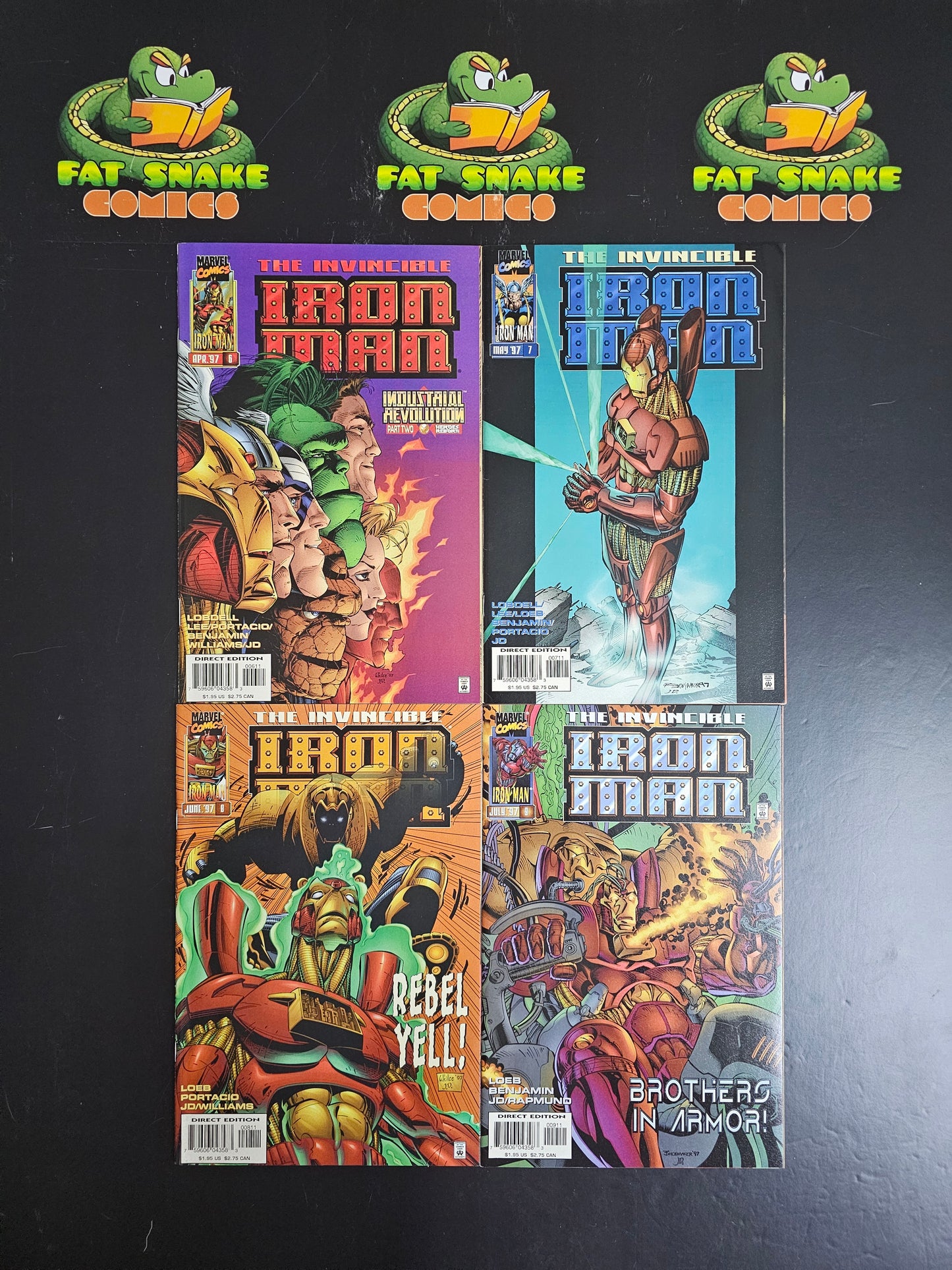 Iron Man (Vol.2) #1 to 13 Complete Volume; 1st "Heroes Reborn" Iron Man & Hulk