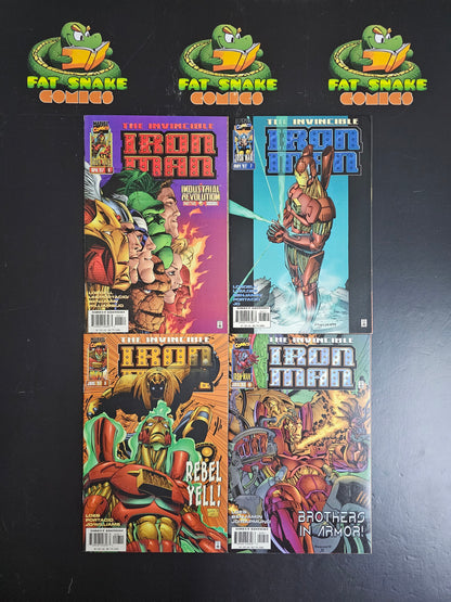 Iron Man (Vol.2) #1 to 13 Complete Volume; 1st "Heroes Reborn" Iron Man & Hulk