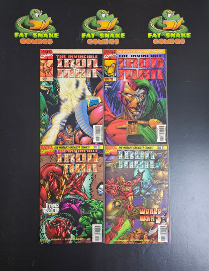 Iron Man (Vol.2) #1 to 13 Complete Volume; 1st "Heroes Reborn" Iron Man & Hulk
