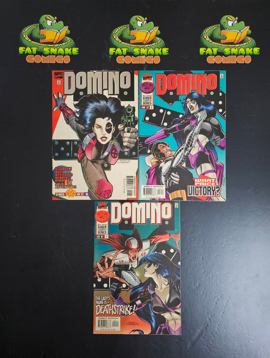 Domino (1997) #1-#3 Complete 1st Domino Solo