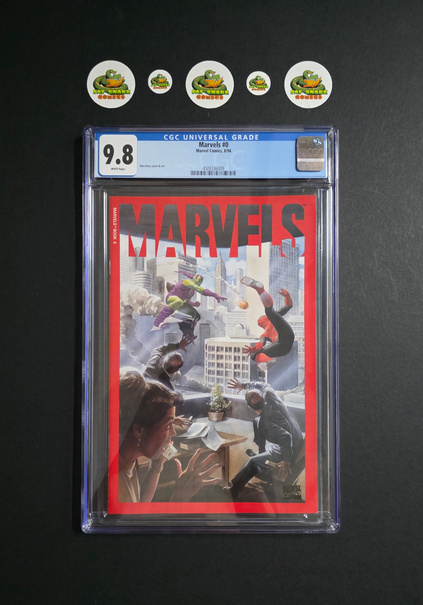 Marvels (1994) #0 CGC 9.8 WP Alex Ross