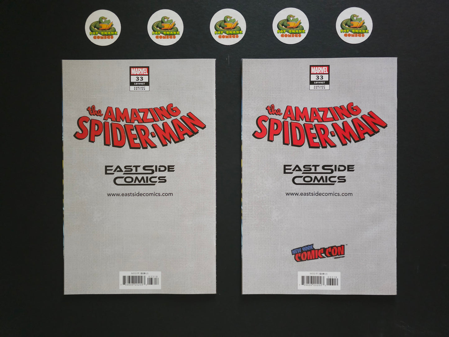 Amazing Spider-Man (2023) #33 Giang Trade Dress & NYCC 2023 "Virgin"