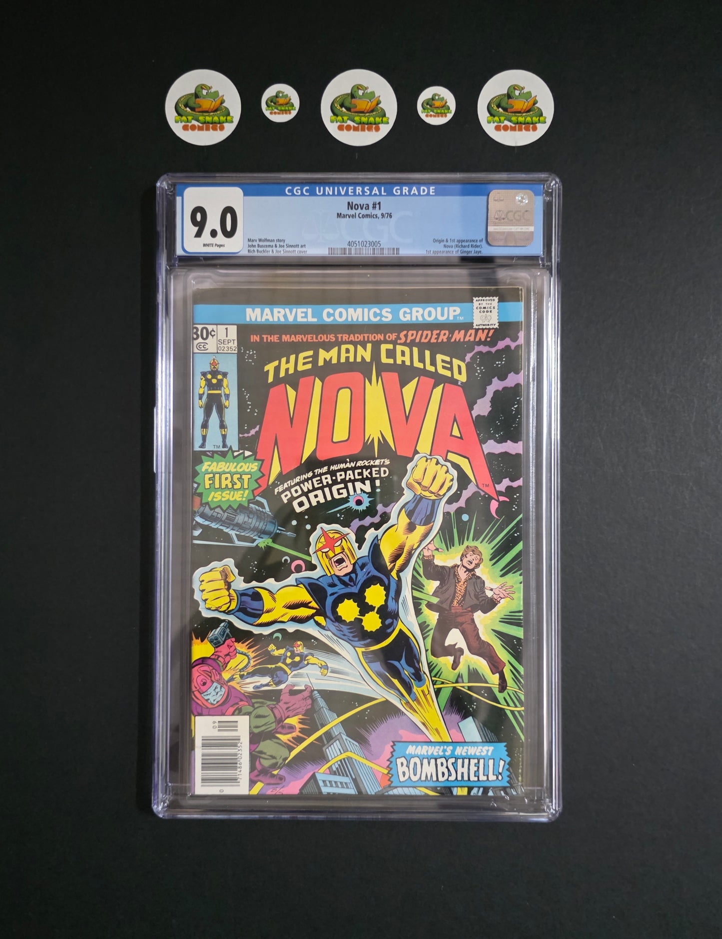 Nova (1976) #1 1st Appearance of Nova (Richard Rider)