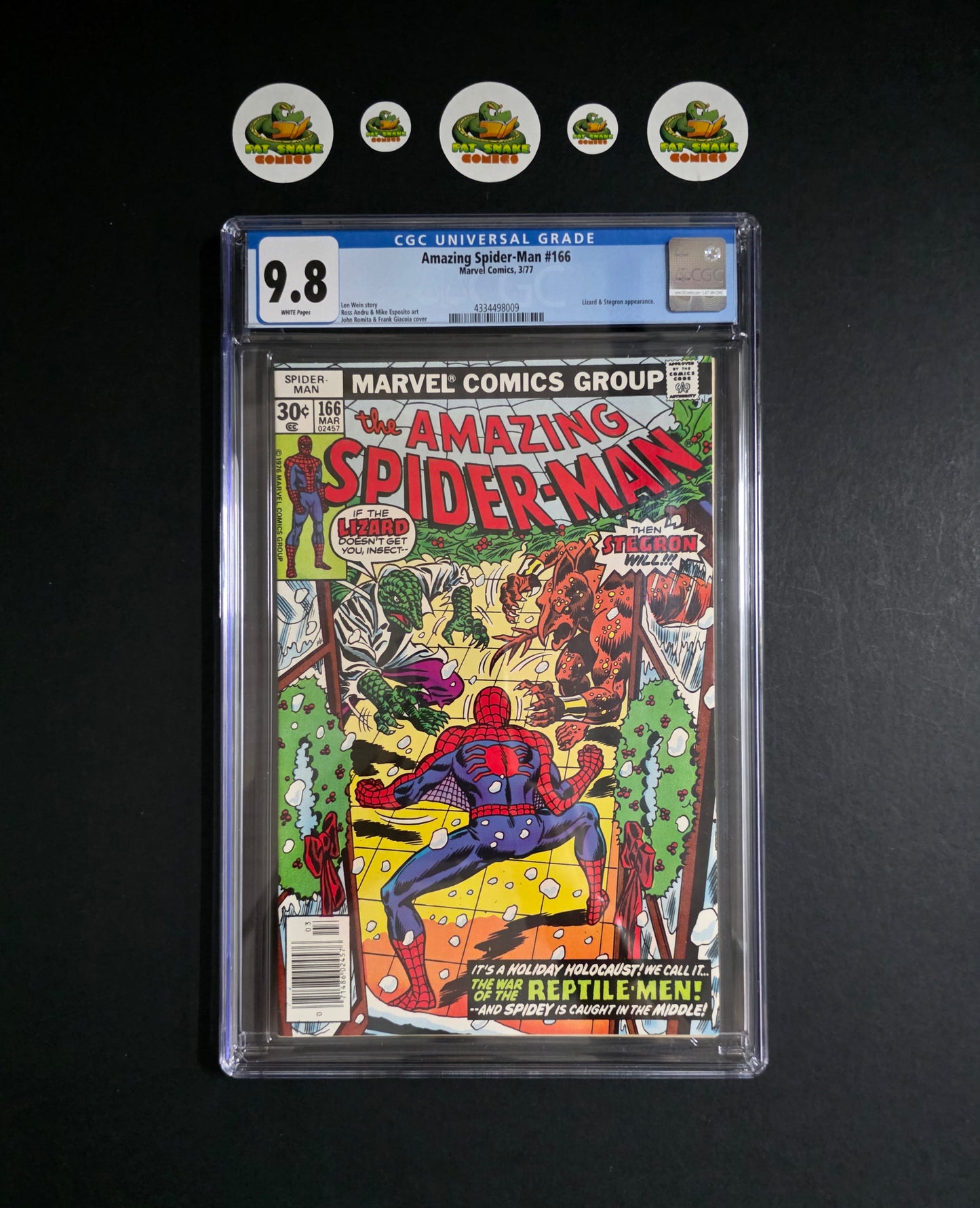Amazing Spider-Man (1977) #166 CGC 9.8 WP