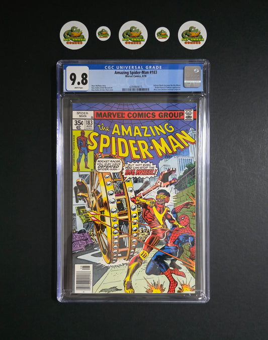 Amazing Spider-Man (1978) #183 CGC 9.8 WP 1st Big Wheel