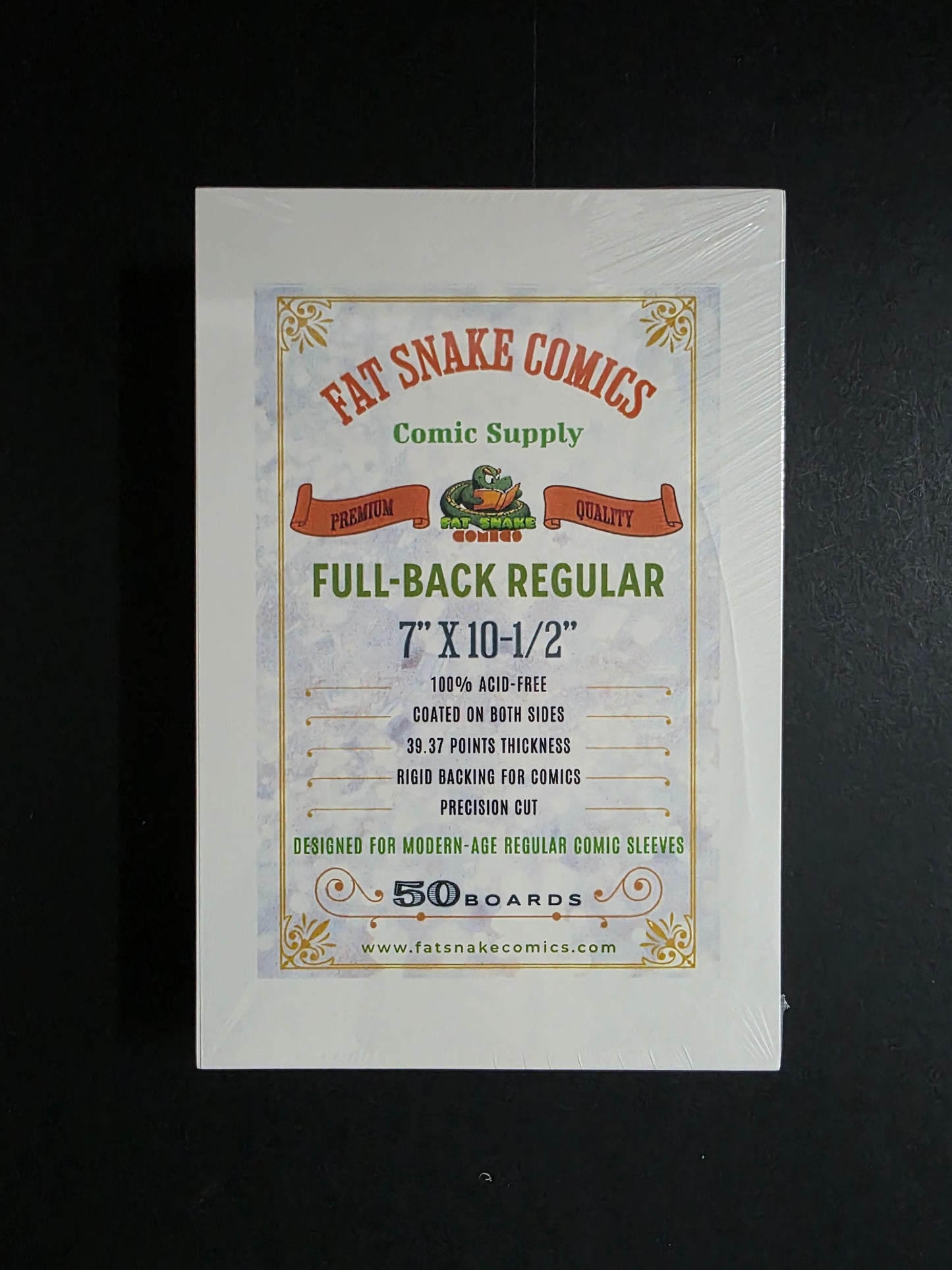 FSC Full-Back Regular 7" x 10-1/2" Acid-Free Backing Board
