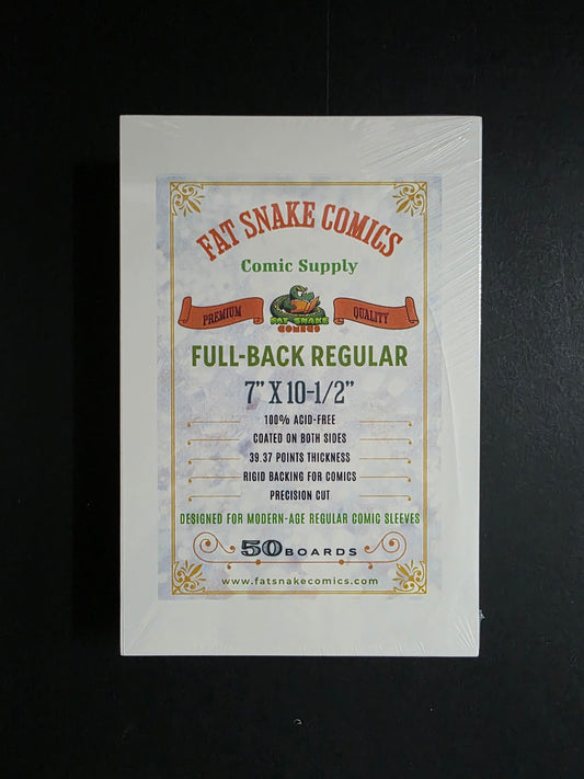 FSC Full-Back Regular 7" x 10-1/2" Acid-Free Backing Board