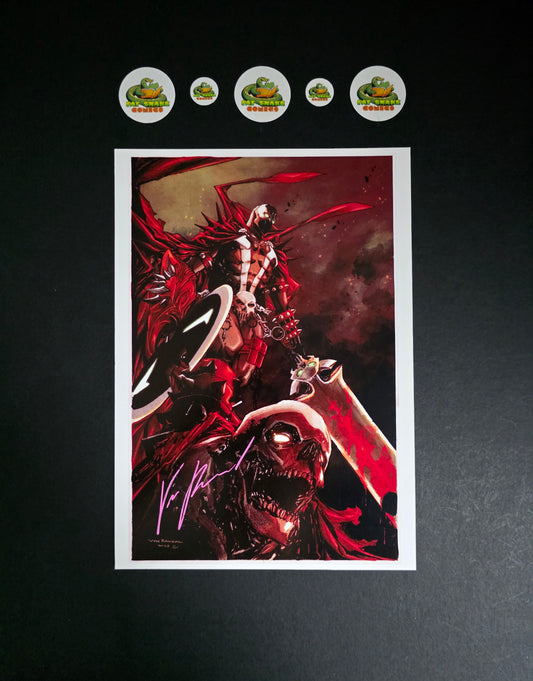Spawn Art Print 004 by Von Randal