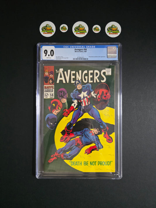 Avengers (1968) #56 CGC 9.0 WP