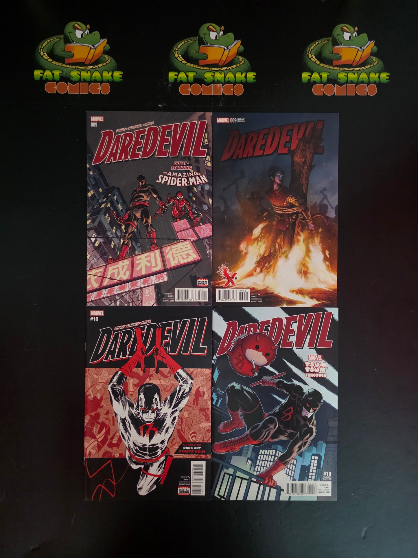 Daredevil (Vo. 4, 2016) #1-#10 + Variant High Grade Bundle