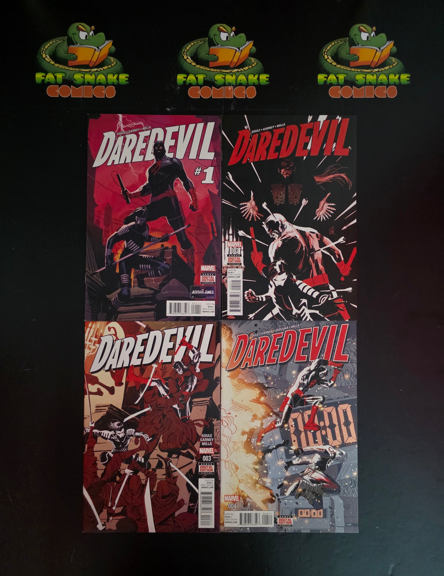 Daredevil (Vo. 4, 2016) #1-#10 + Variant High Grade Bundle