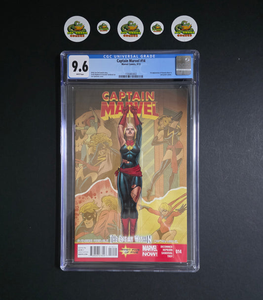 Captain Marvel (2013) #14 CGC 9.6 WP 1st Kamala Khan