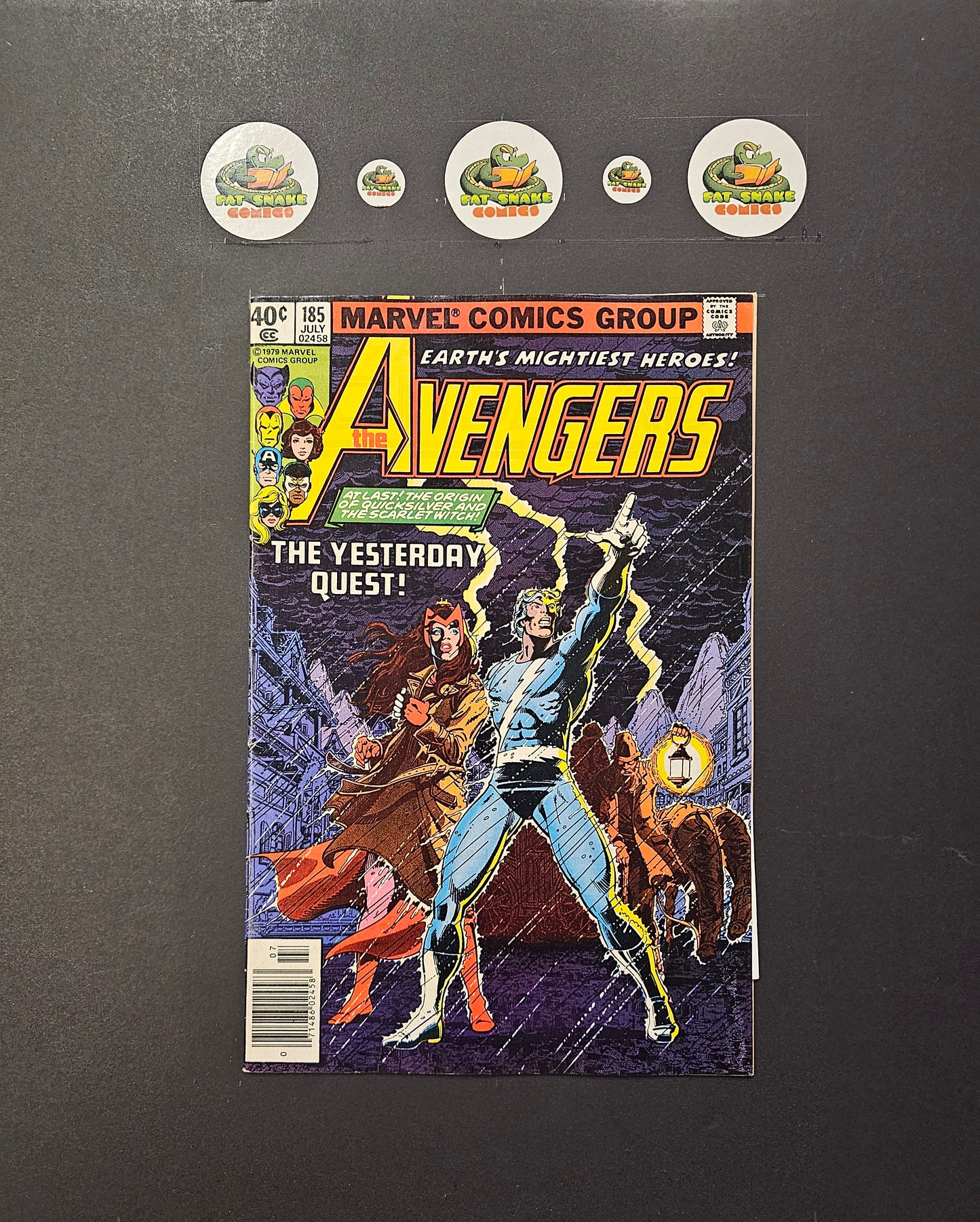 Avengers (1979) #185 Key Newsstand Issue