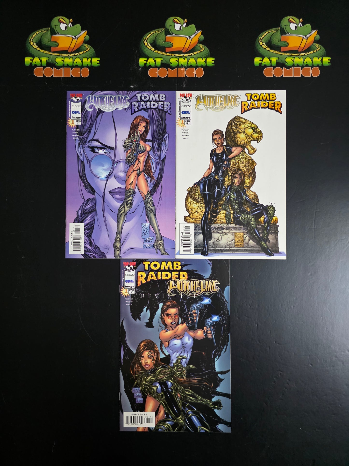 Witchblade Tomb Raider Special (1998) #1 High Grade Bundle of 3