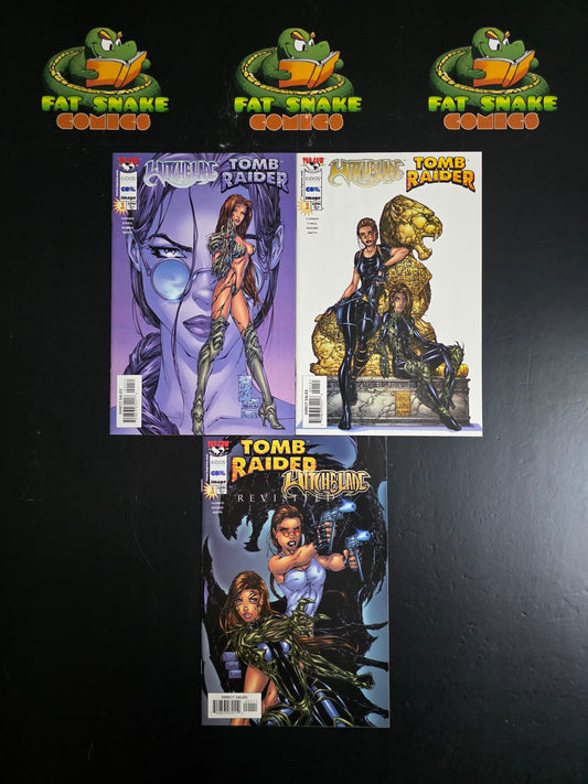 Witchblade Tomb Raider Special (1998) #1 High Grade Bundle of 3