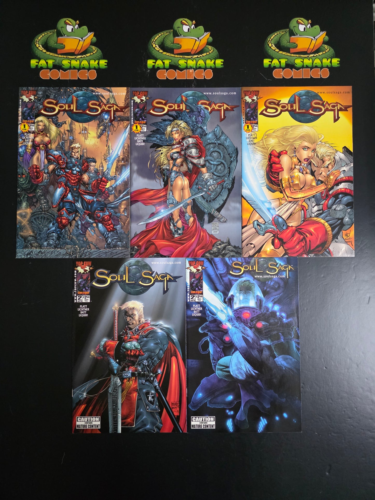 Soul Saga (2000) #1 to #2 + Variant