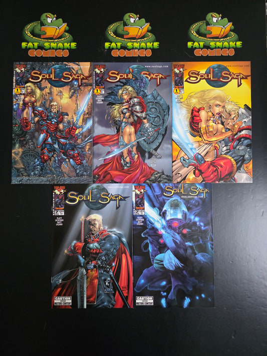 Soul Saga (2000) #1 to #2 + Variant