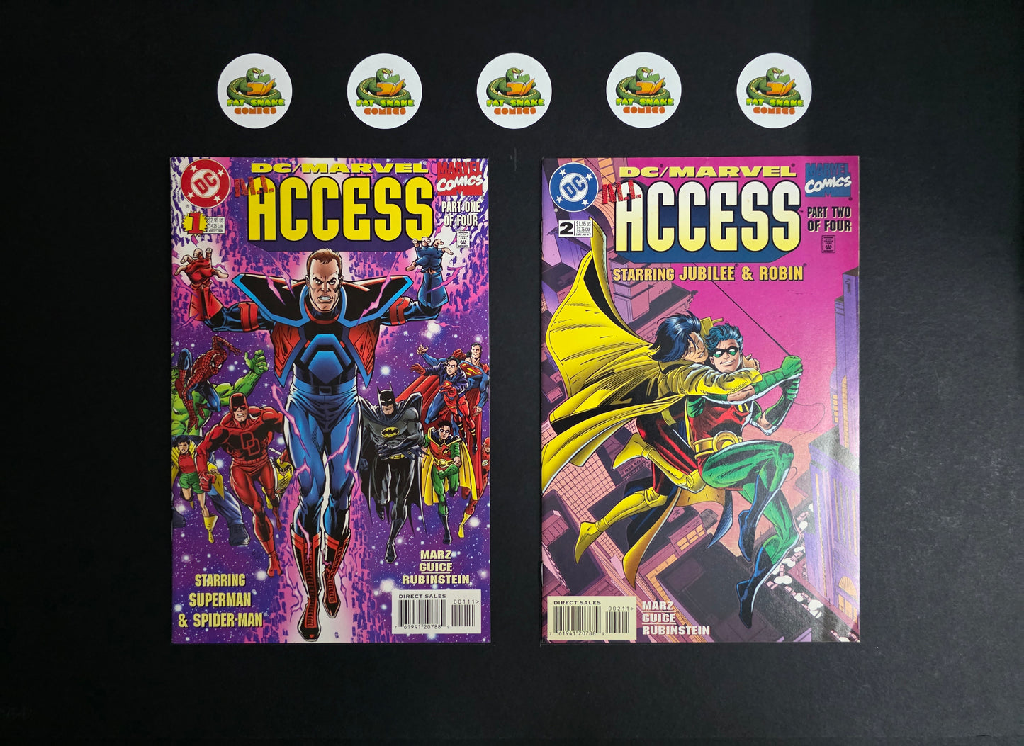 Dc/Marvel All Access (1996) #1 & #2 2nd DC/Marvel Crossover