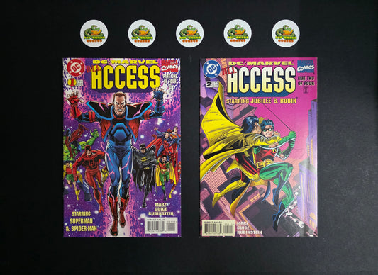 Dc/Marvel All Access (1996) #1 & #2 2nd DC/Marvel Crossover