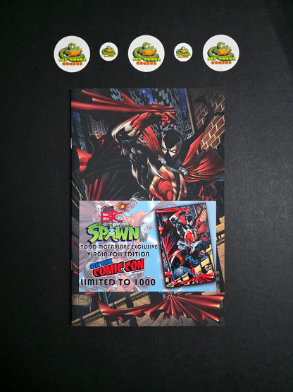 Spawn Kamite Mexican Edition (2024) #1 NYCC 2024 "Virgin" Foil Cover
