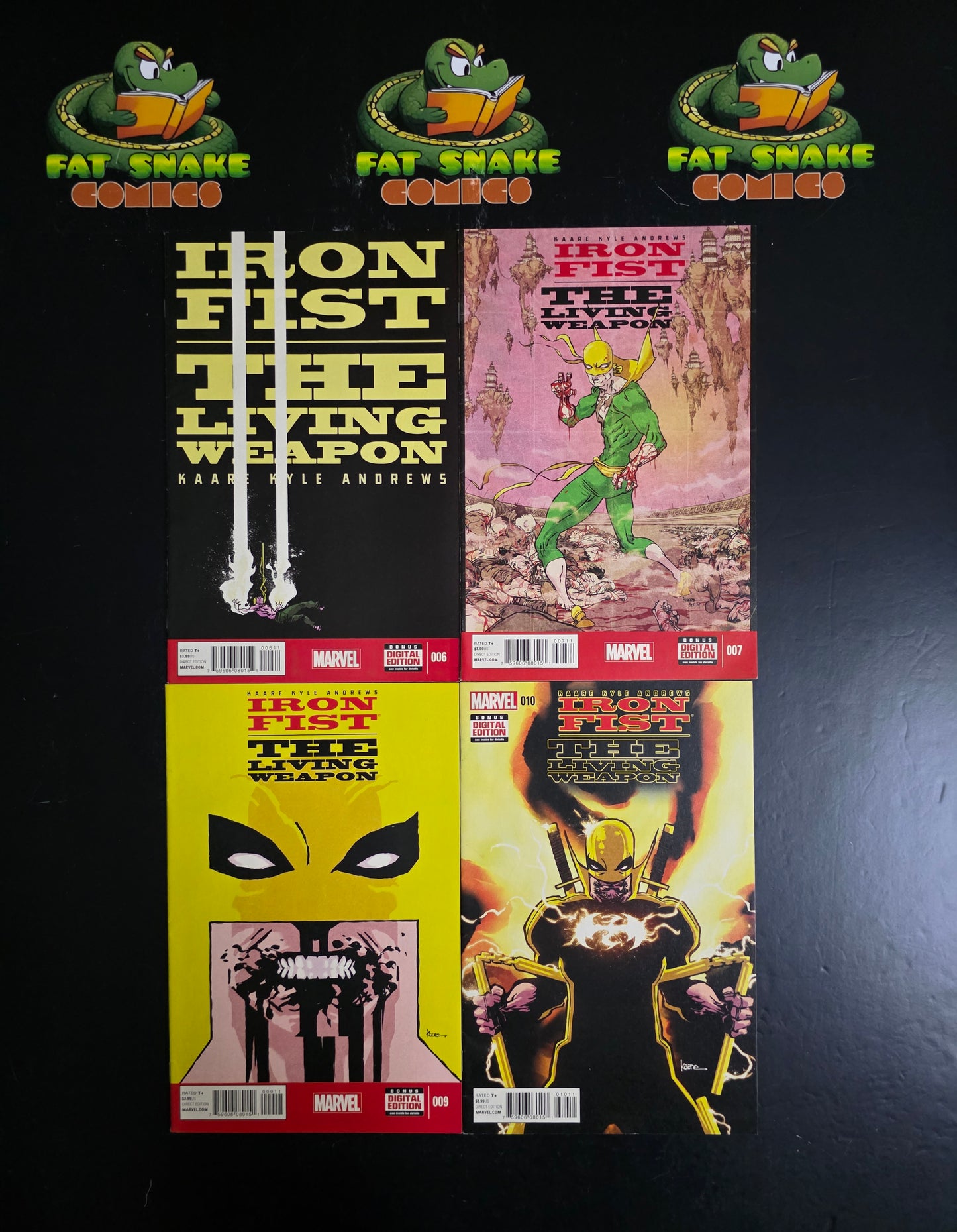 Iron Fist: The Living Weapon (2014) #1-3, 5-7, 9-12 1st Appearance of Pei & Brenda Swanson