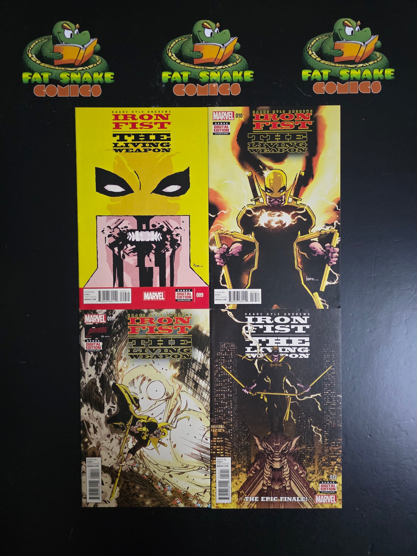 Iron Fist: The Living Weapon (2014) #1-3, 5-7, 9-12 1st Appearance of Pei & Brenda Swanson
