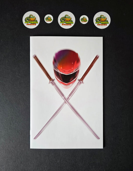 Mighty Morphin Power Ranges / TMNT (2019) NYCC 2019 Exclusive by Simone Di Meo