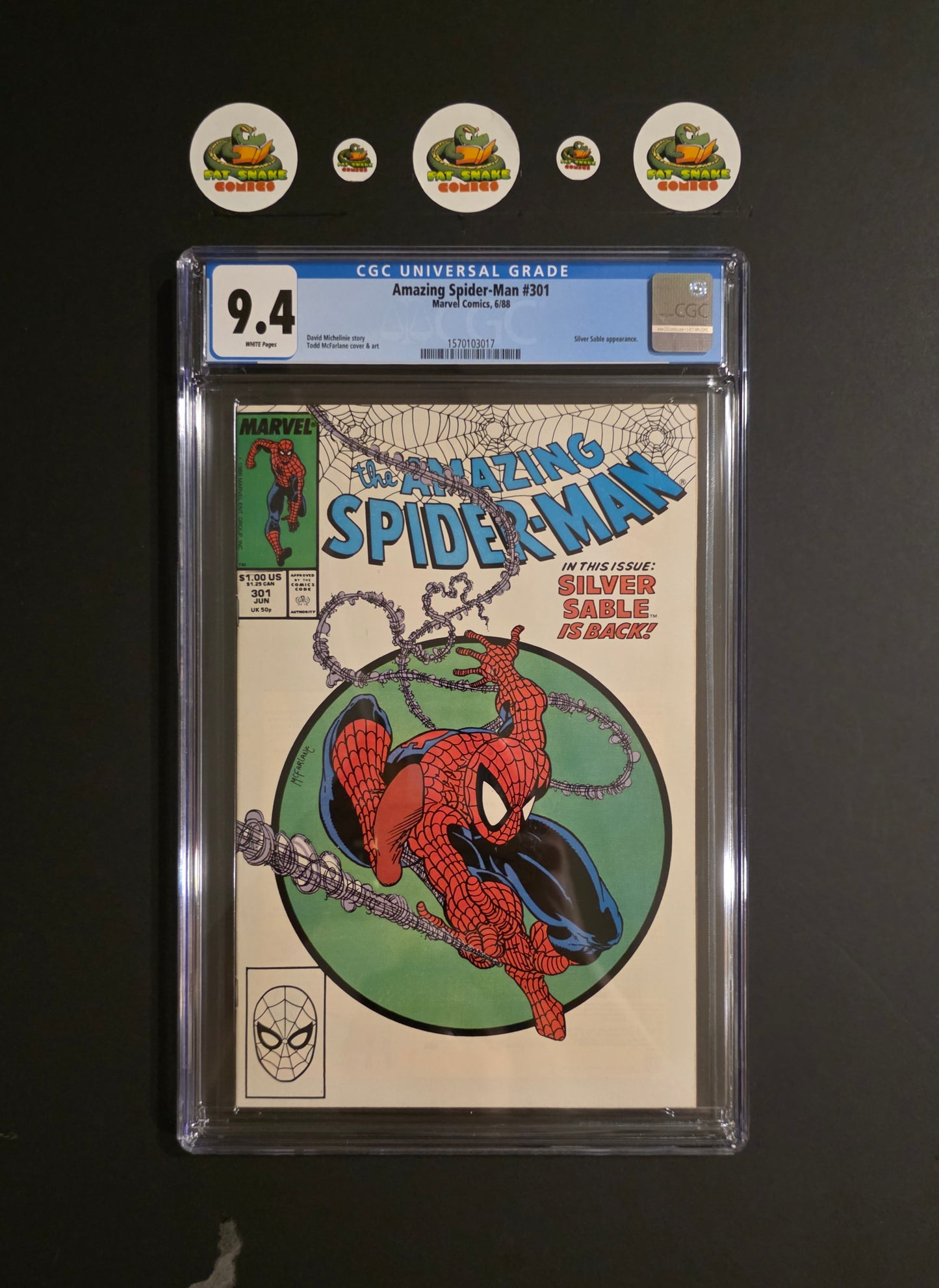 Amazing Spider-Man (Vol.1) #301 CGC 9.4 WP