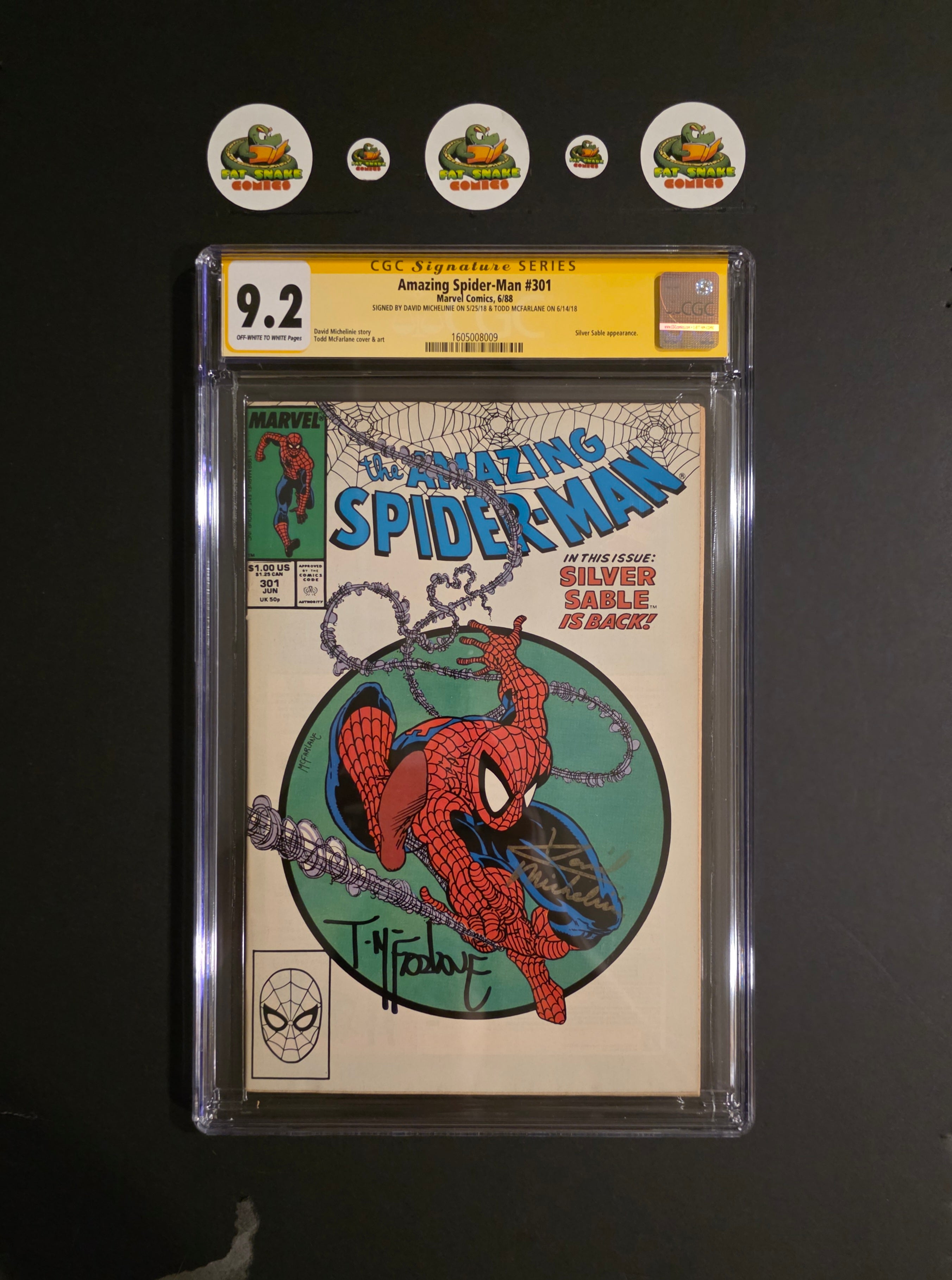 Amazing Spider-Man (Vol.1) #301 CGC 9.2 SS x 2 – Fat Snake Comics