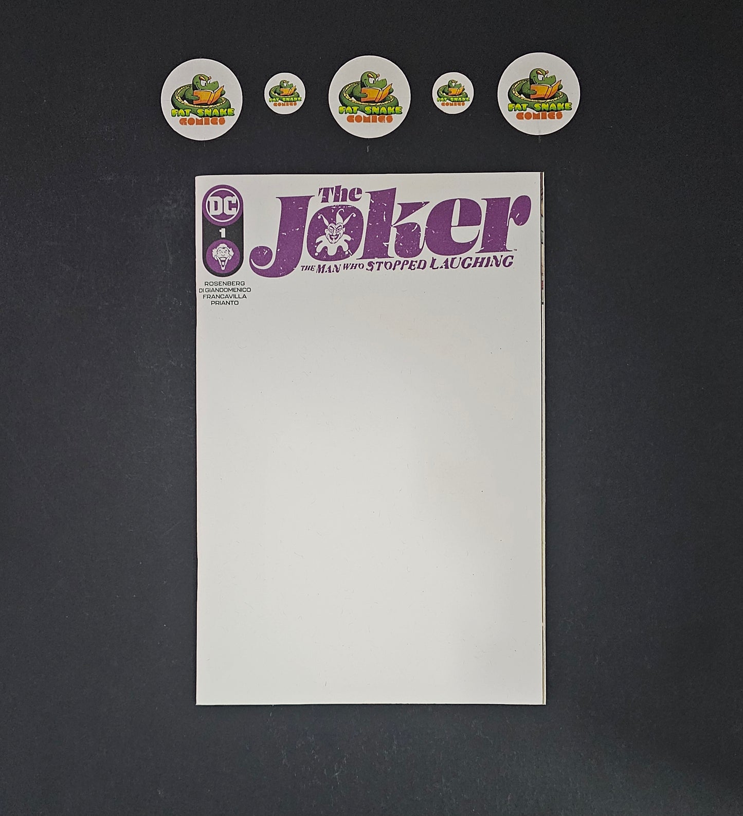Joker: The Man Who Stopped Laughing (2022) #001 High Grade Blank Cover
