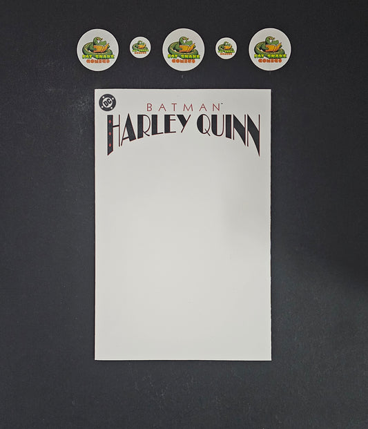 Batman Harley Quinn (2025) #001 High Grade Facsimile Blank Cover
