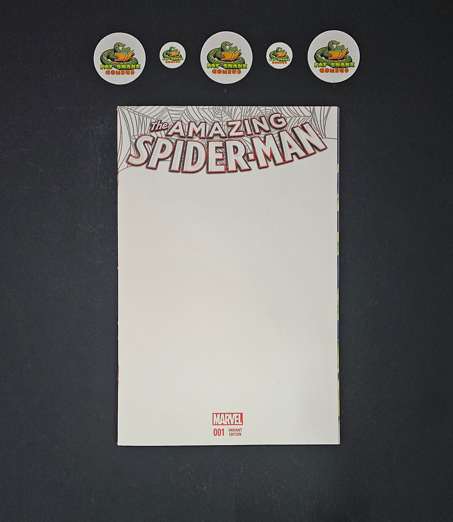 Amazing Spider-Man (2015) #1 High Grade Blank Cover Alex Ross