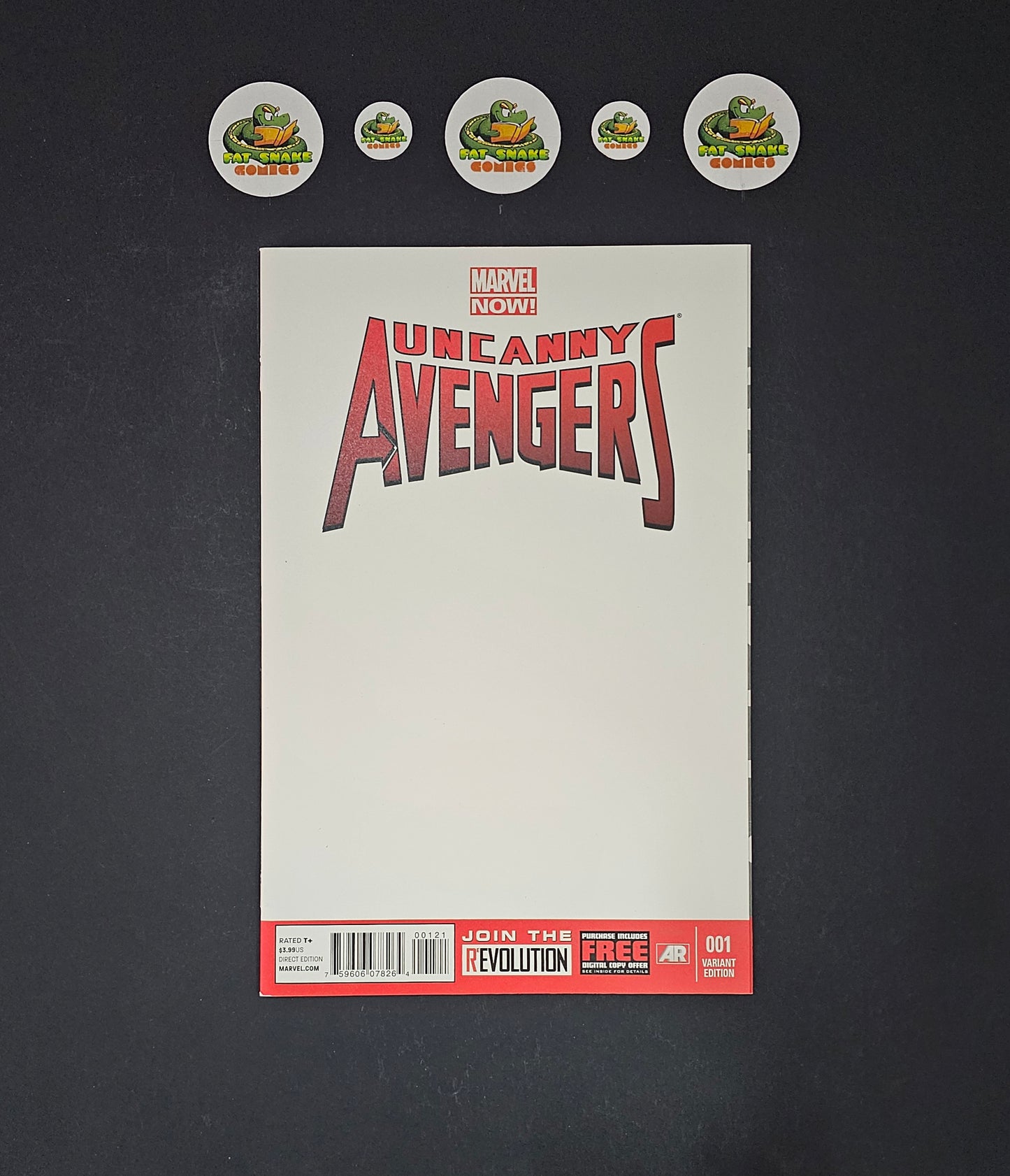 Uncanny Avengers (2012) #1 High Grade Blank Cover