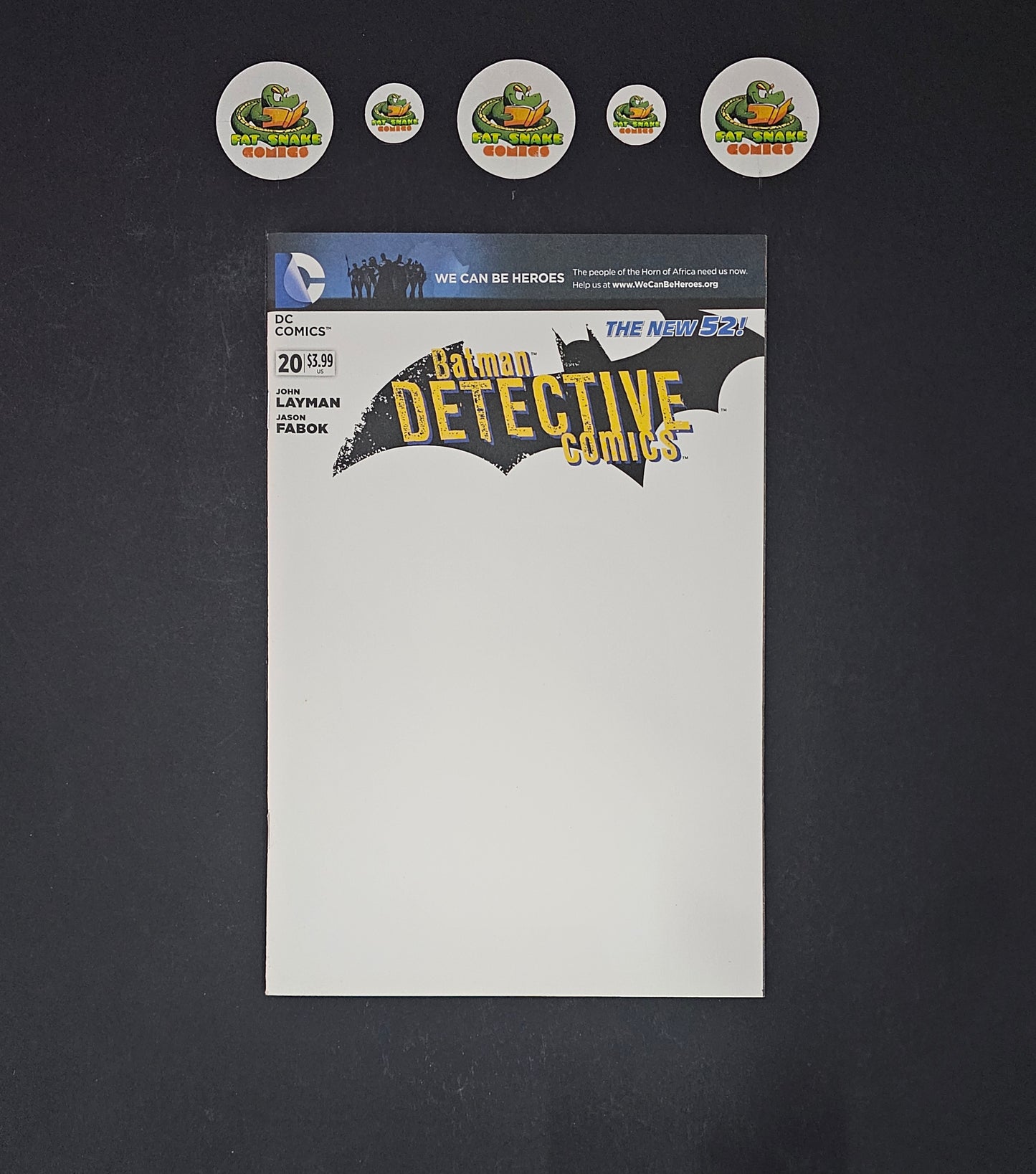 Detective Comics (2013) #20 Blank Cover