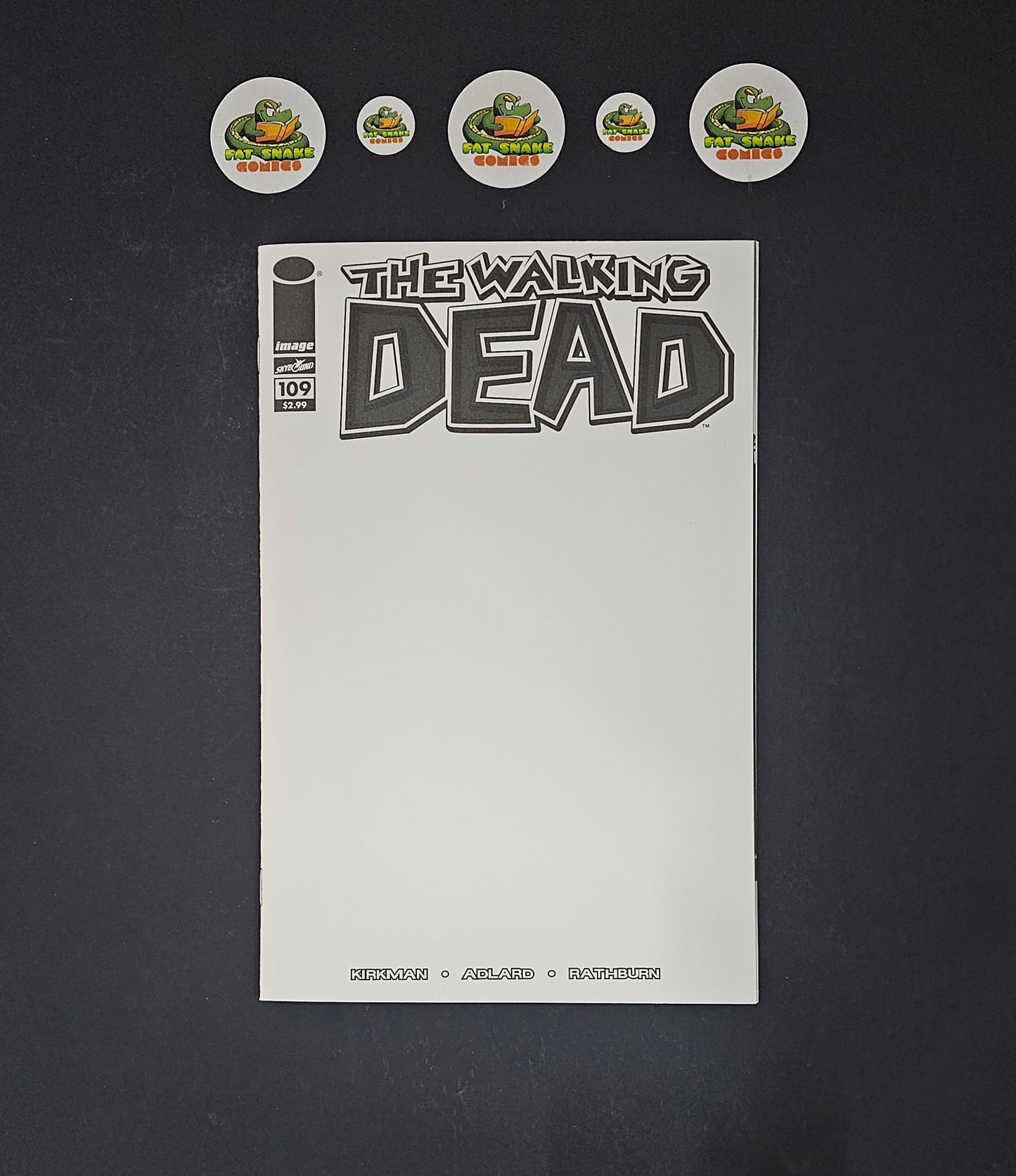 The Walking Dead (2013) #109 High Grade Blank Cover
