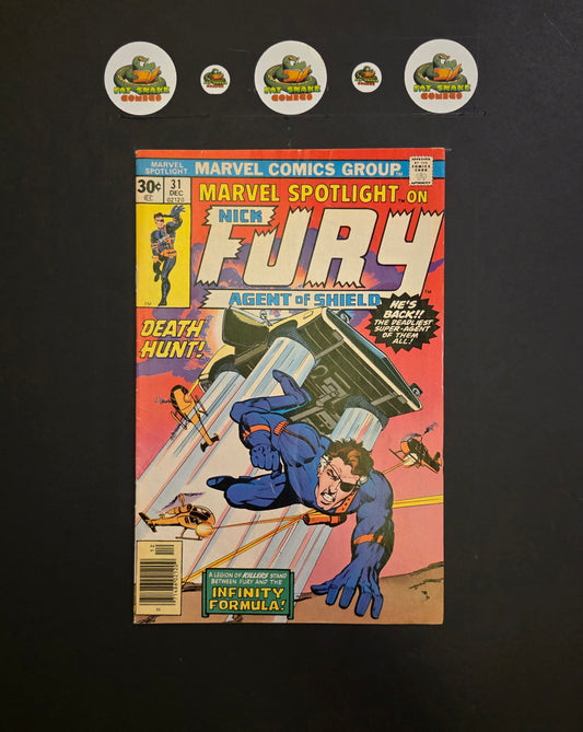 Marvel Spotlight (1976) #31 Origin of Nick Fury & Infinity Formula