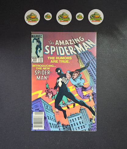 Amazing Spider-Man (1984) #252 Newstand 1st Black Costume