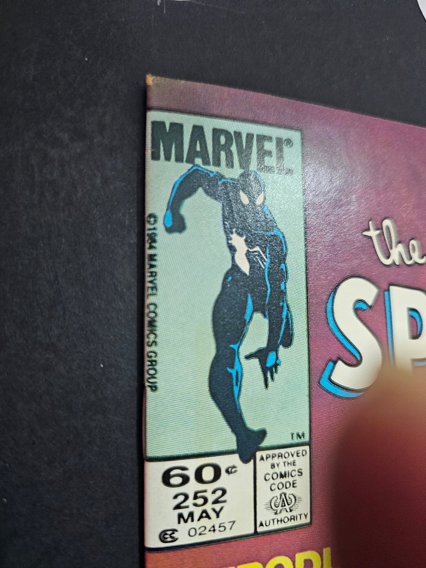 Amazing Spider-Man (1984) #252 Newstand 1st Black Costume