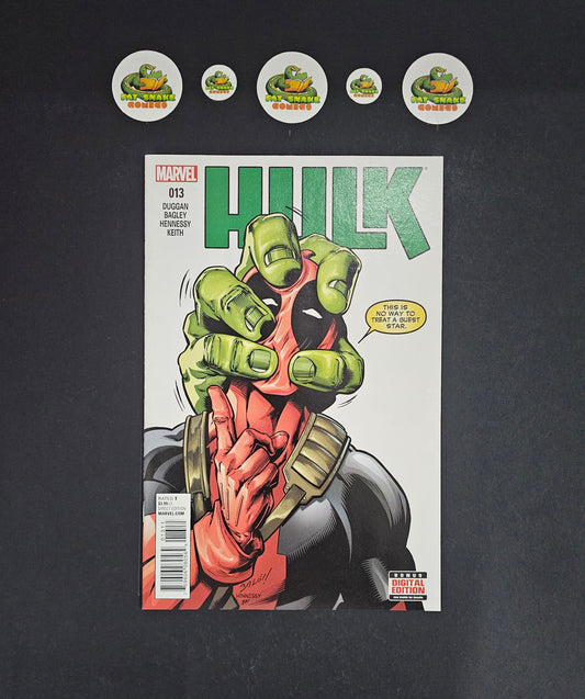 Hulk (2015) #13 Deadpool Cover & Appearance