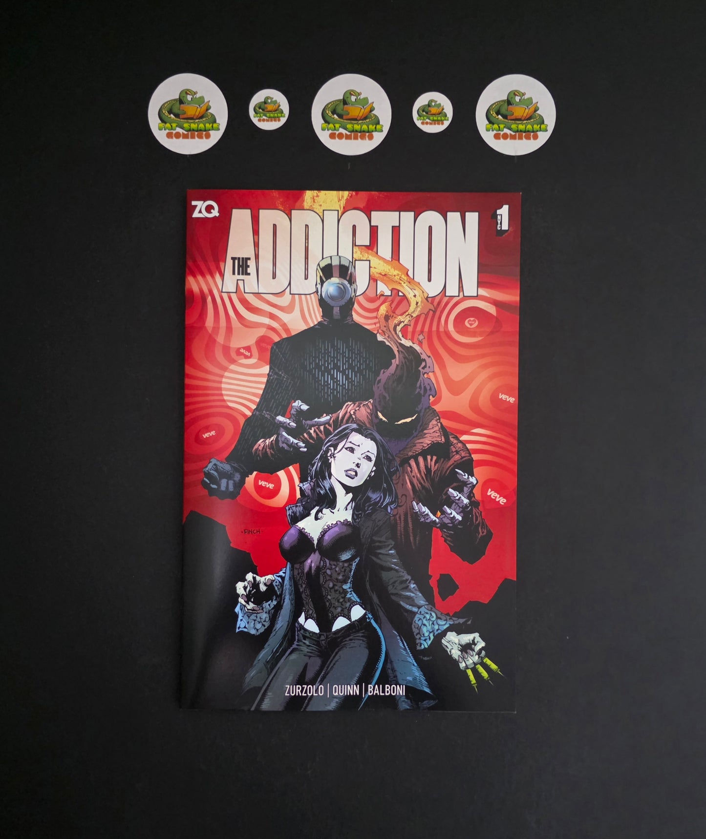The Addiction: The Touch (2025) #1 NYCC Premiere Finch Cover