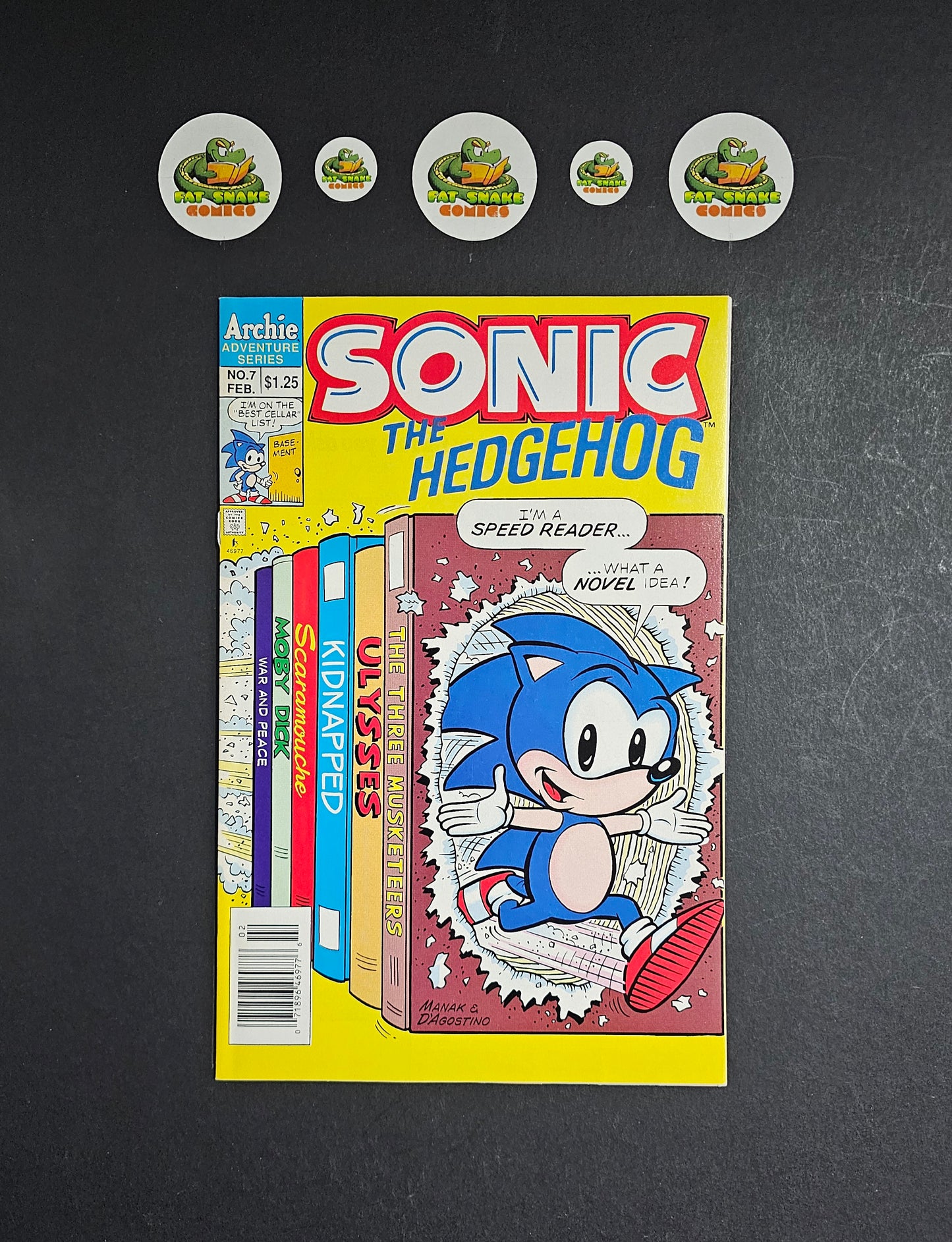 Sonic The Hedgehog (1994) #7 Low Print High Grade
