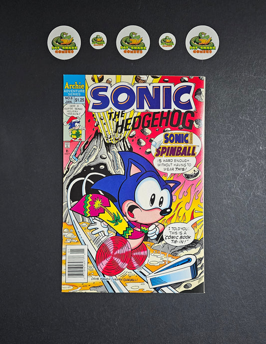 Sonic The Hedgehog (1994) #6 Low Print High Grade