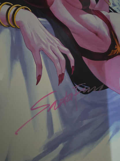 Vampirella Art Print (Signed) by Santa Fung