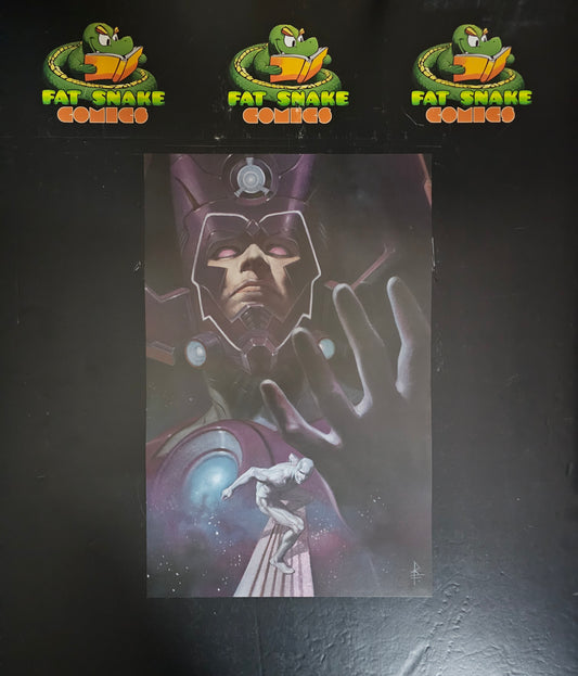 Galactus & Silver Surfer Art Print by Riccardo Federici